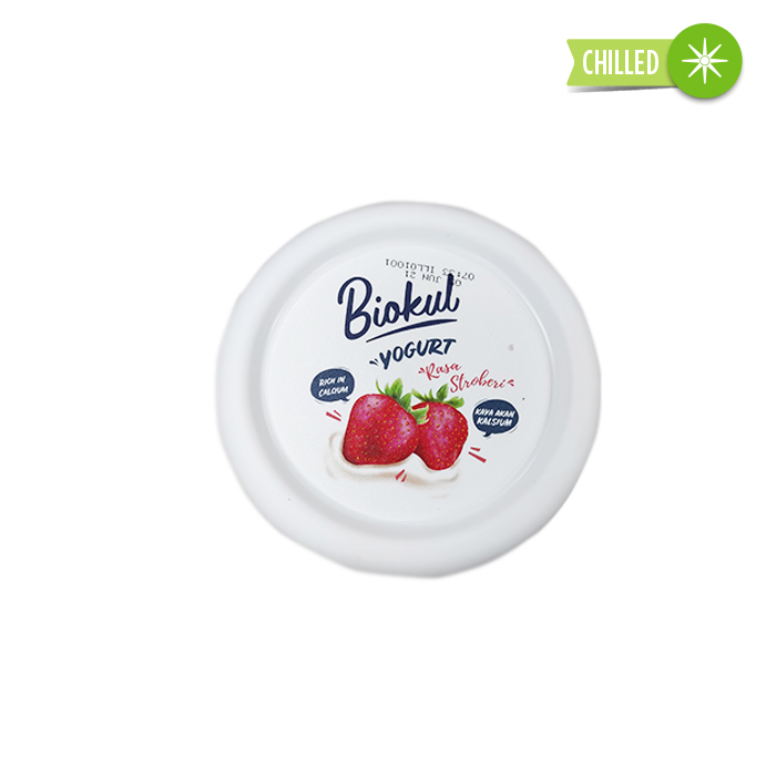 Biokul Stirred Yogurt Strawberry 1000ml