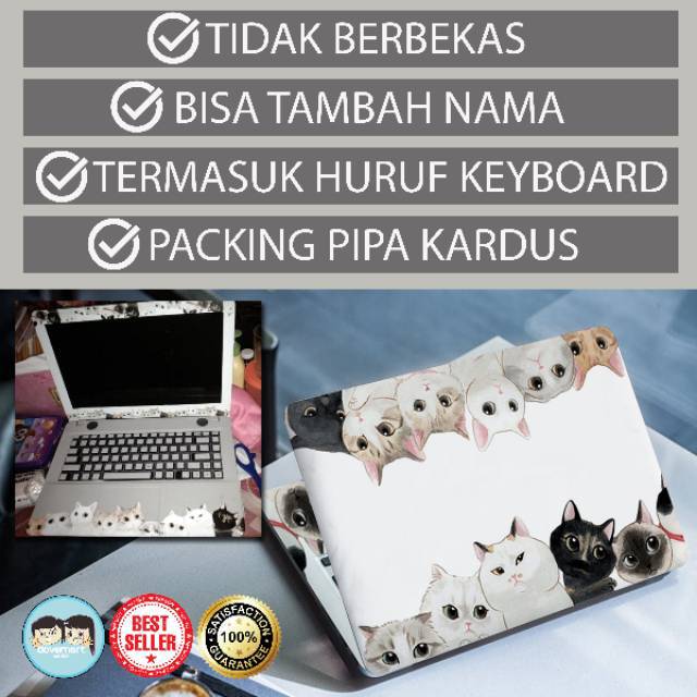 Garskin Skin Stiker  Laptop  Full  Body  Custom Murah Asus  