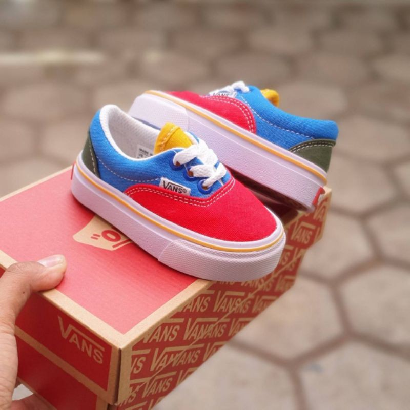 SEPATU ANAK VANS KIDS TALI &amp; PREPET SIZE  21-35