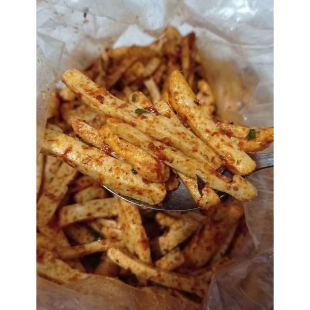 [termurah] basreng baso goreng pedas kencur daun jeruk isi 100g-2