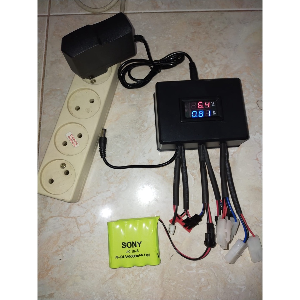 Alat Ukur Batre Charger RC / Batere Cas / Volt Amper / Arus Tegangan Full