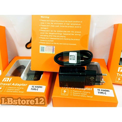 Charger xiaomi  Redmi Original 100% fast Charging-Charger Xiaomi type C