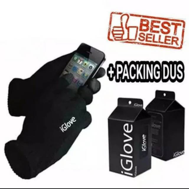 I GLOVE SARUNG TANGAN TOUCH SCREEN GLOVES GOJEK GREB IGLOVE,