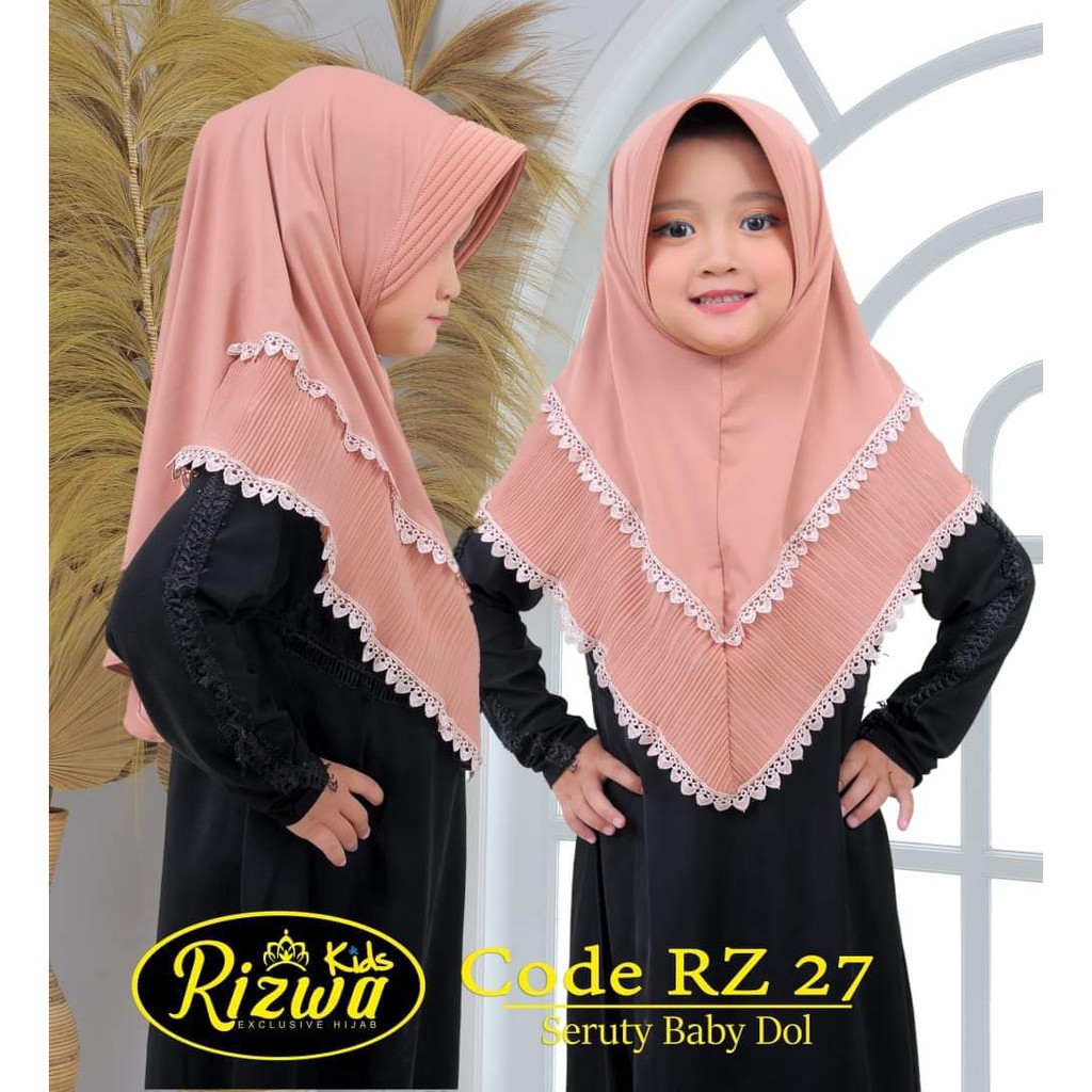 Alula Hijab ~ Hijab Anak Rizwa Jersey Ceruty Premium