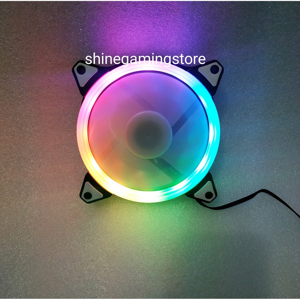 Mejec Fan Casing 12Cm RGB Rotating LED  L02 ILLusion