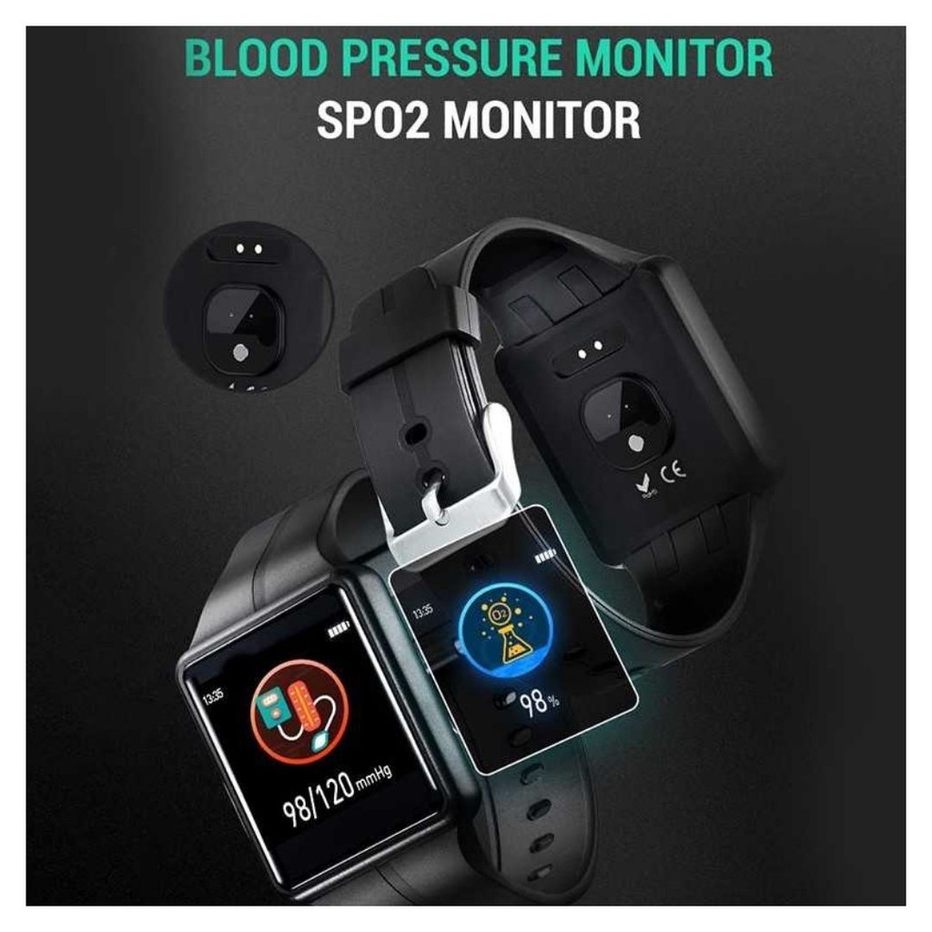 Original Smartwatch Sport Tracker Jam Pintar Oximeter Tensimeter Thermometer SW07 W26  111101