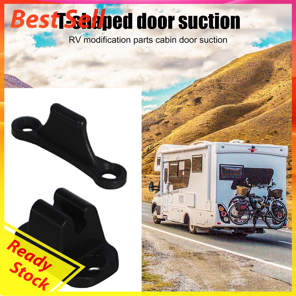 2pcs Nylon Caravan Stop Catch Retainer Holder Boat Door Lock Stopper Clip