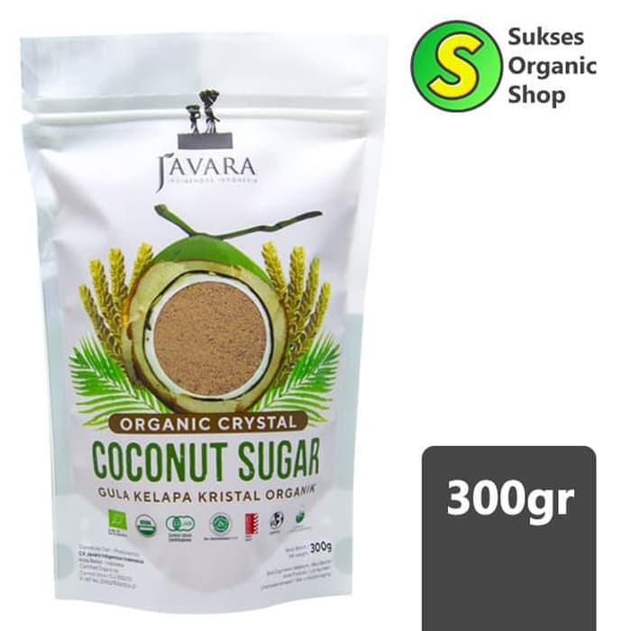 

Organic Crystal Coconut Sugar/Gula Kelapa Kristal Organik/Javara/300gr