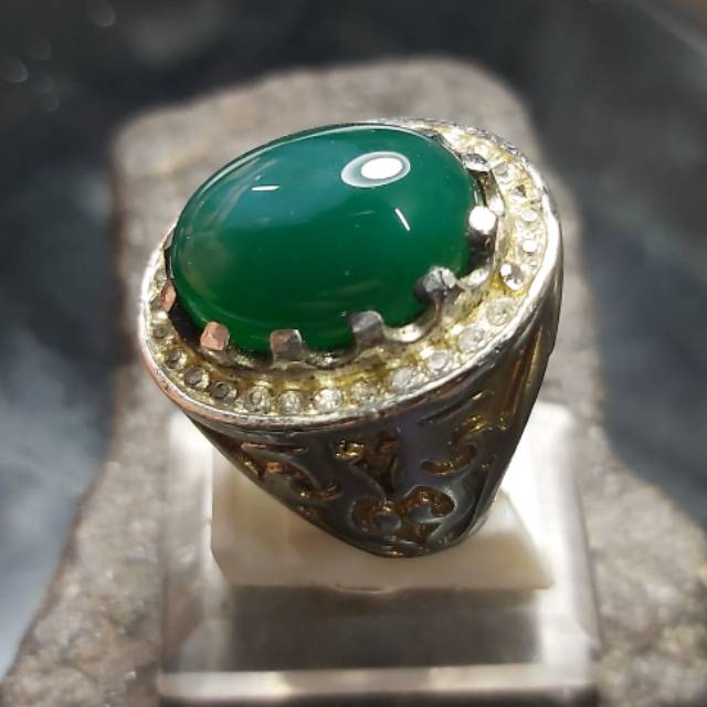 Chrome Chalcedony - Cincin Batu Akik
