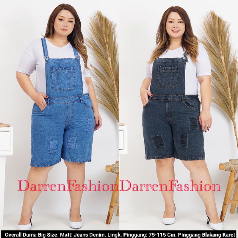 Celana Pendek Overall Duma Jeans Denim Jumbo