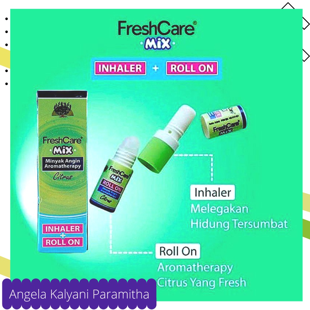 Fresh Care Mix Citrus Minyak Angin 2in 1, Fresh Care Sport