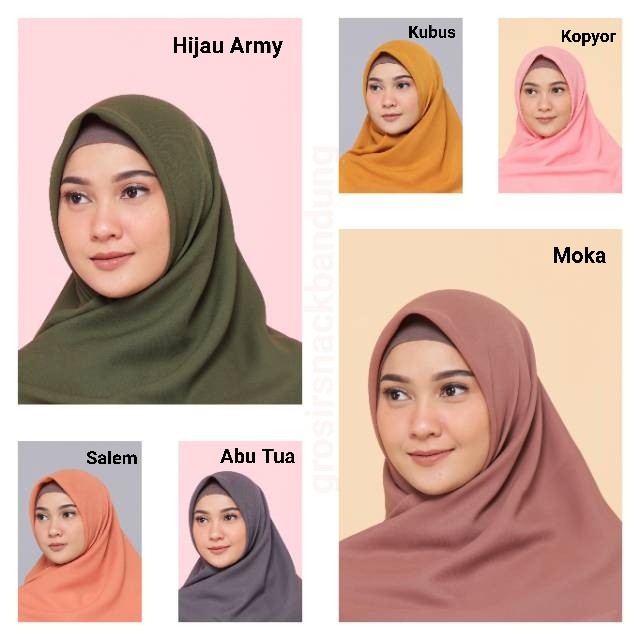 Hijab Zemila Square Premium / Kerudung Hijab Segi Empat Murah / Hijab Daily Murah