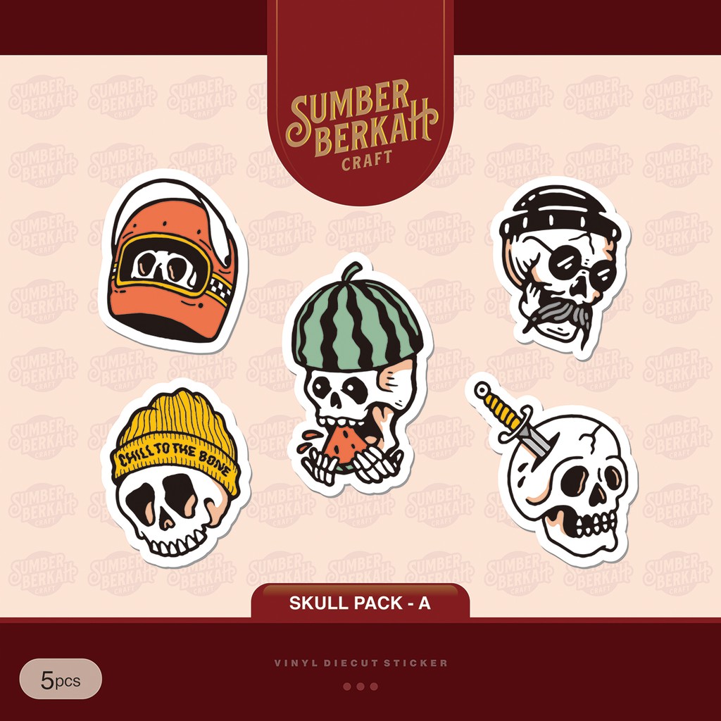 

STICKER SKULL PACK - A