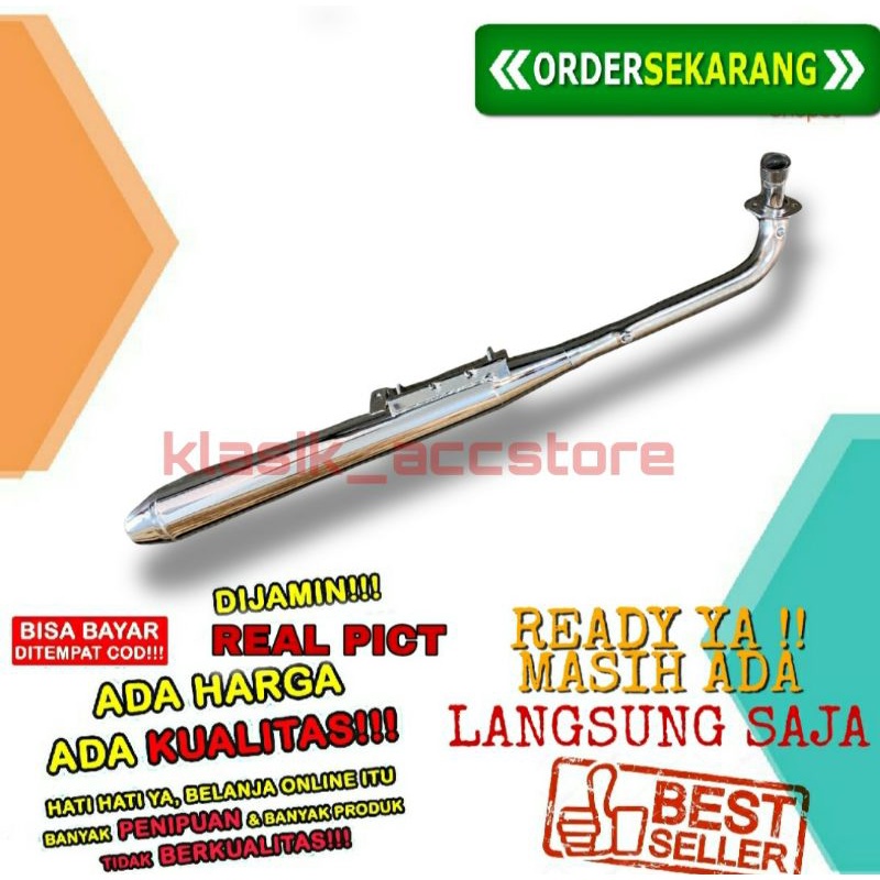 Knalpot honda c700 c800 astrea 800