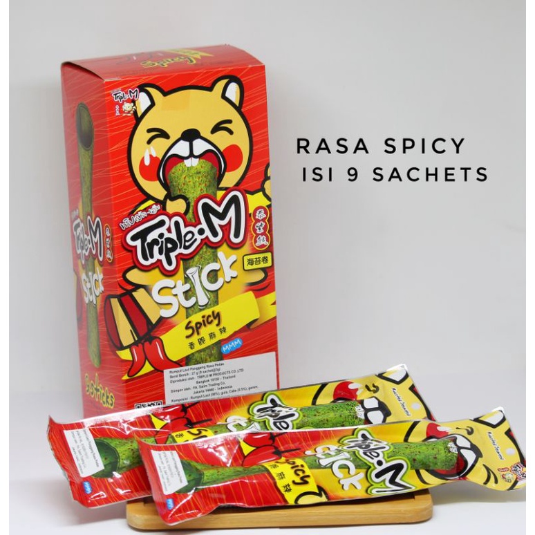 

Triple M Roll Roasted Seaweed 9 sachets