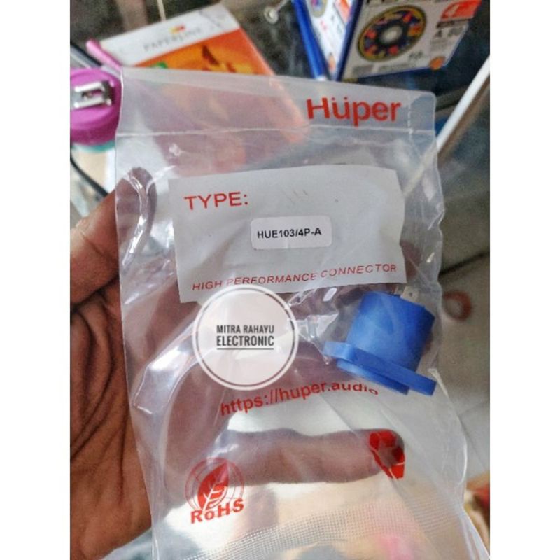 SOKET SOCKET SPIKON SPEAKON MERK HUPER ORIGINAL Code HUE 103