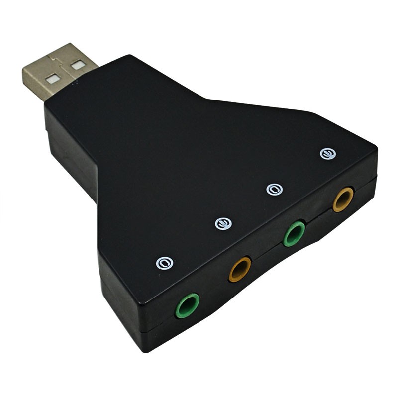 Sound Card USB 7.1 Channel Support 3D Soundcard USB