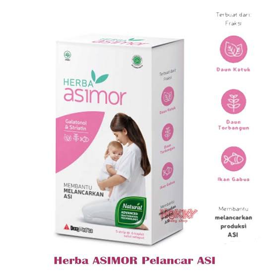 HERBA ASIMOR PELANCAR ASI [BOX] 30 KAPLET