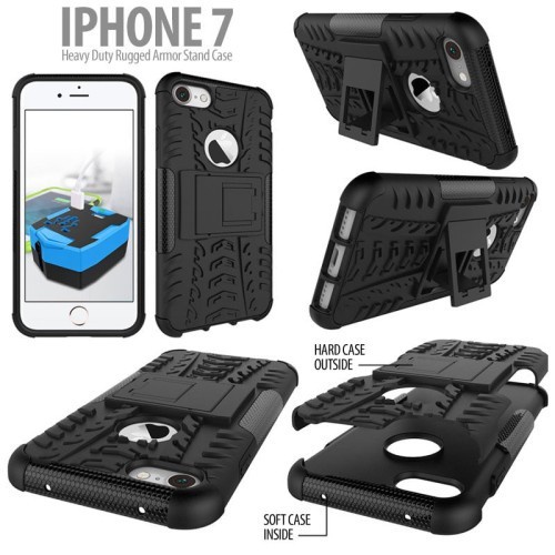 Softcase Rugged Kick Stand Armor For Iphone 7 8 - SC