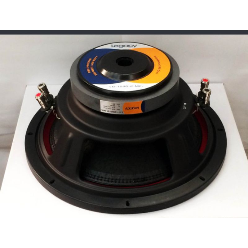 SPEAKER SUBWOOFER LEGACY 12 INCH LG 1296-2 / 12" DOUBLE COIL1296/1295 SPEAKER SUBWOFER LEGACY