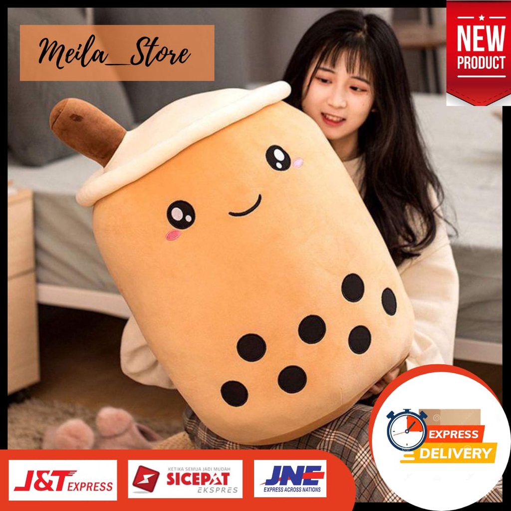 Boneka Boba Jumbo Mainan Bubble Milk Tea