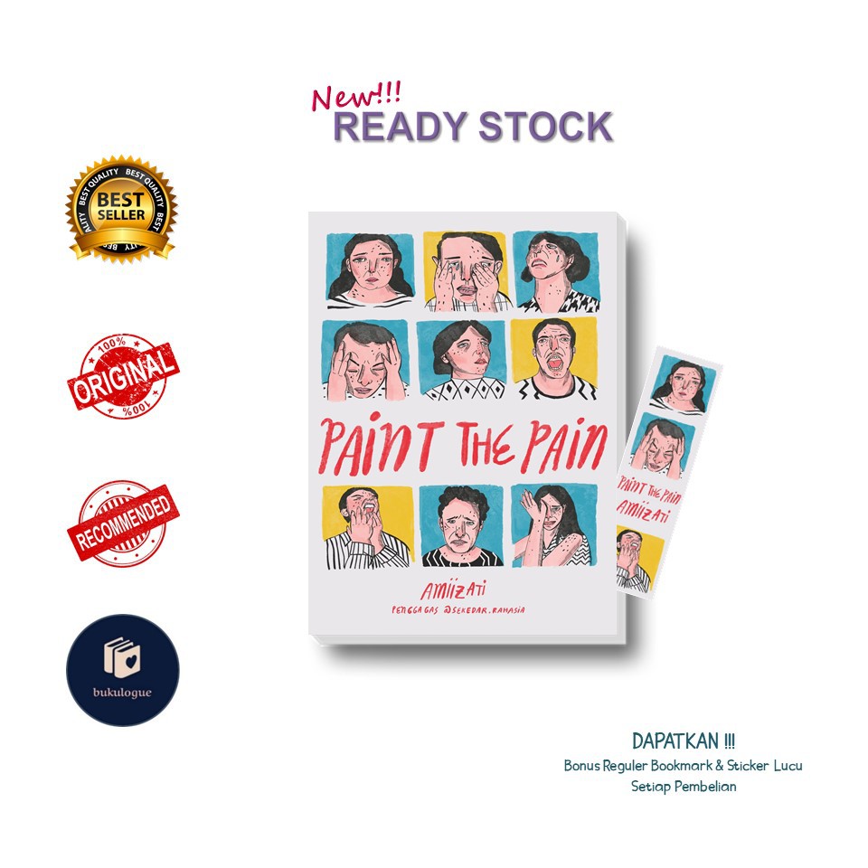 

NEW!! BUKU POETRY - PAINT THE PAIN - SHIRA MEDIA FREE BOOKMARK