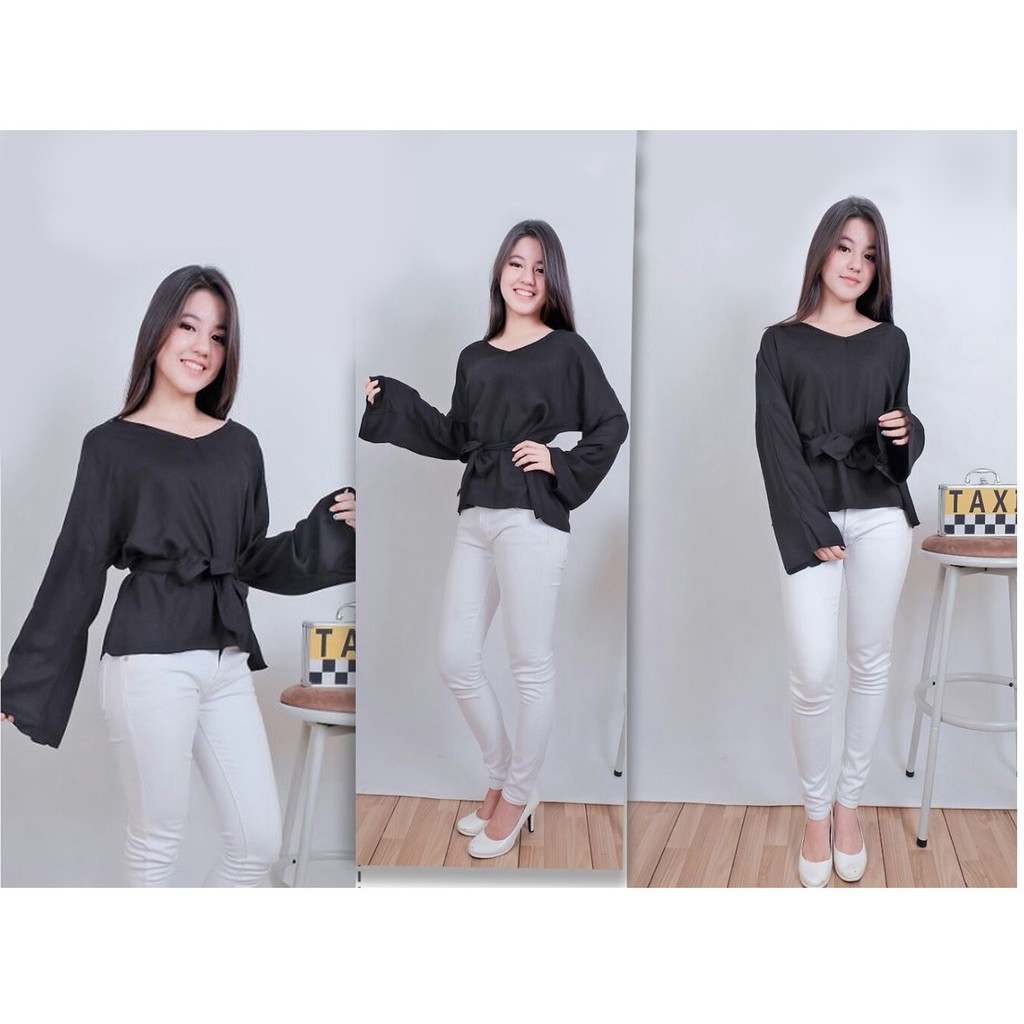 [Blouse Brice SW] blouse wanita rayon bangkok varian warna