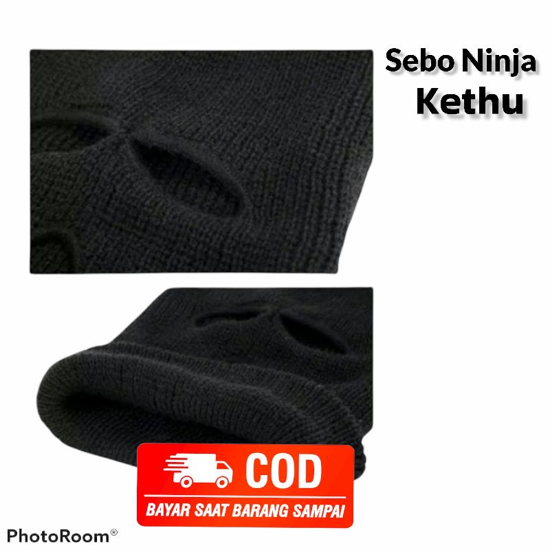 Topi Sebo/Topi Ninja/Topi Kethu/Kupluk/Topi Topeng/Topi Nelayan/Sebo Lubang 1/Sebo Lubang 2