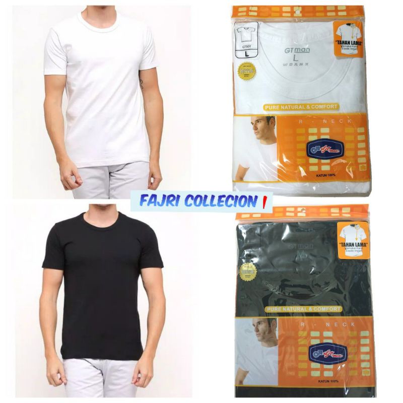 OBLONG GT MAN Putih Gt 501/Kaos Dalam Pria GT MAN