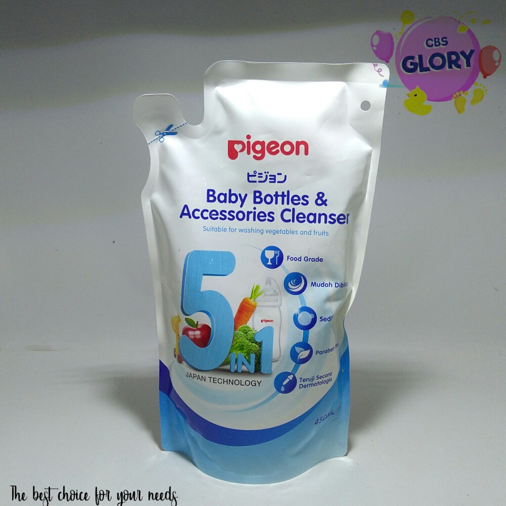 Pigeon Liquid Cleanser Sabun Pencuci Botol dan Perlengkapan Bayi 450m
