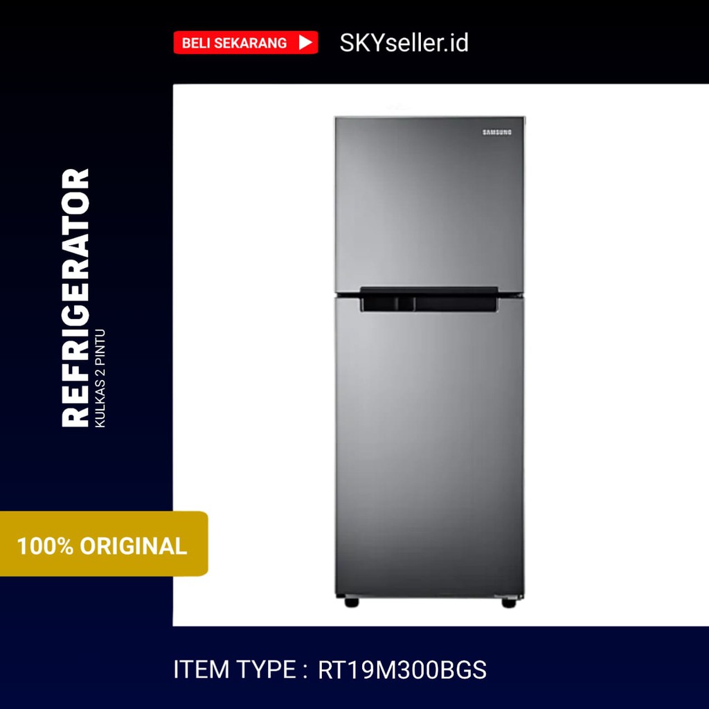 Kulkas 2 pintu SAMSUNG RT19M300BGS