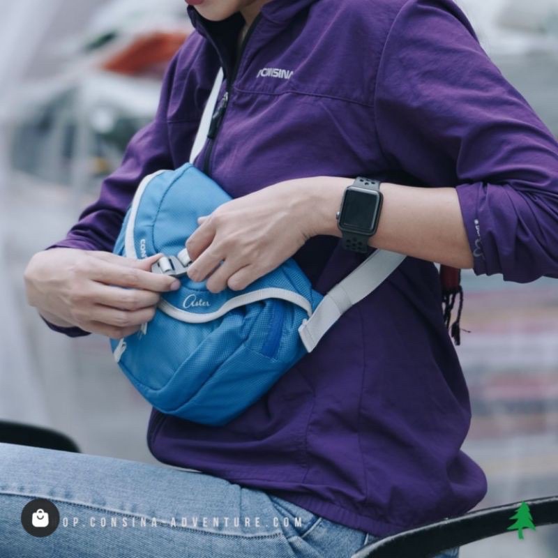 TAS Consina Aster Original 3.5l 3.5 liter tas selempang slempang waistbag 3.5 l waist bag tas pingga