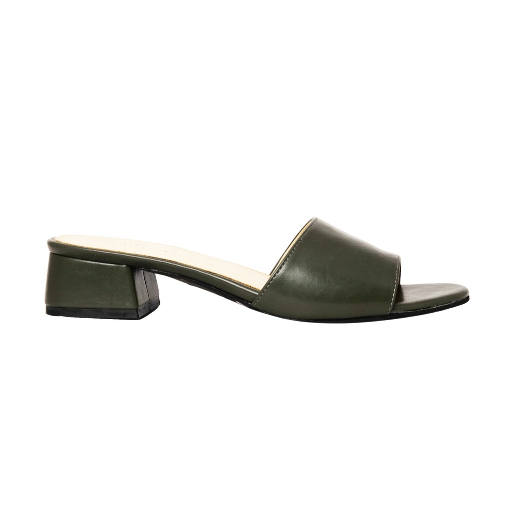 Stefania Baldo Elsa Low Heel Olive