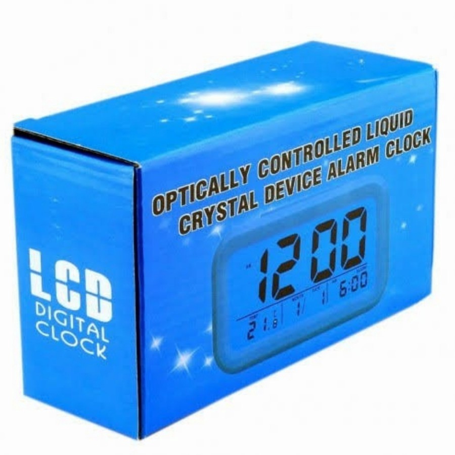 LCD DIGITAL CLOCK ALARM - Jam Meja Digital