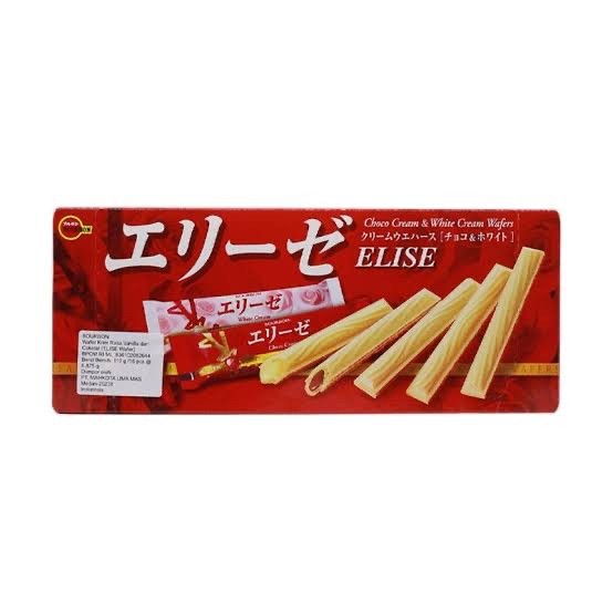 

Bourbon Elise Wafer Roll - Biskuit jepang [110 gr]