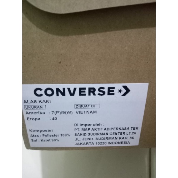 sepatu Converse ori