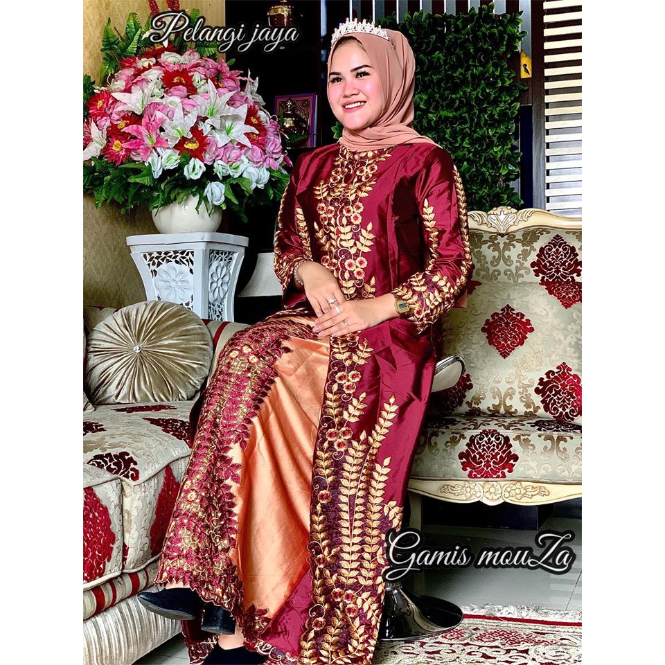 Gamis Taffeta Mouza Aneka Pilihan Warna