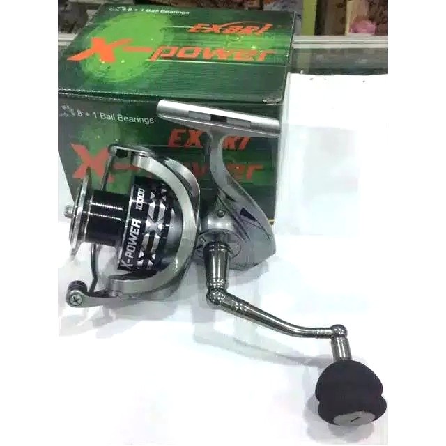 Reel Pancing Exori X - Power 8000  10000 - Abu-abu 8