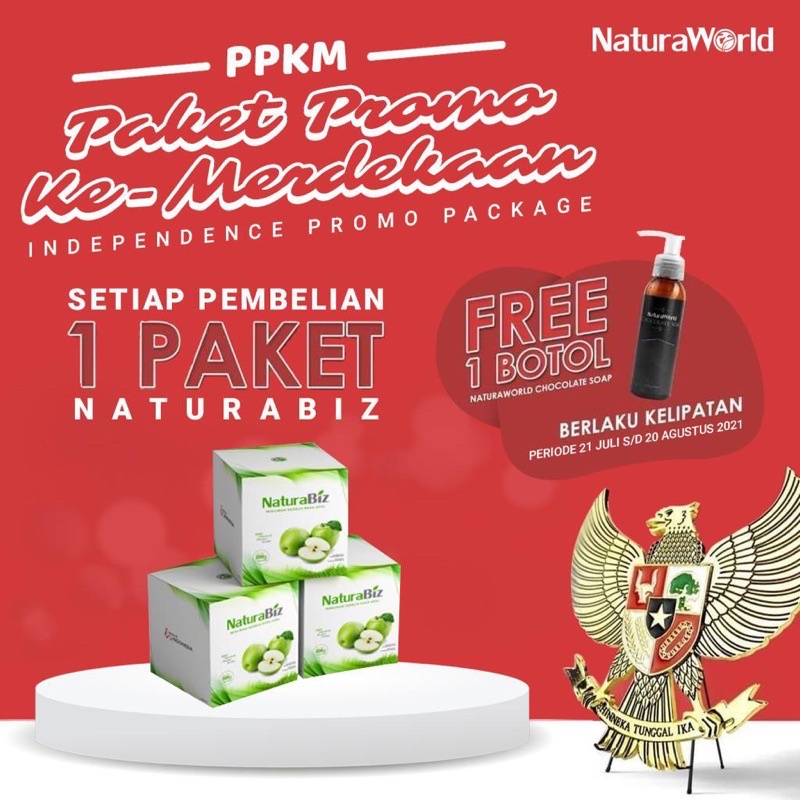 

[AGEN NATURAWORLD] PROMO PAKET DIET 30 hari NATURABIZ BY NATURAWORLD ORY/BPOM/TERAMPUH