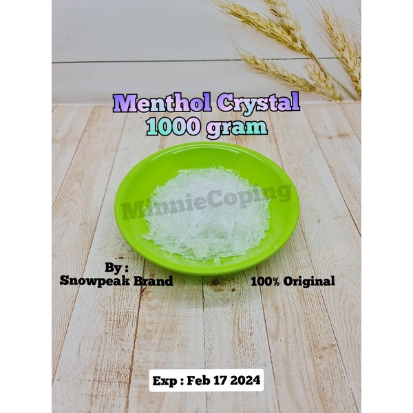 

Mentol Kristal / Menthol Crystal 1kg Food Grade