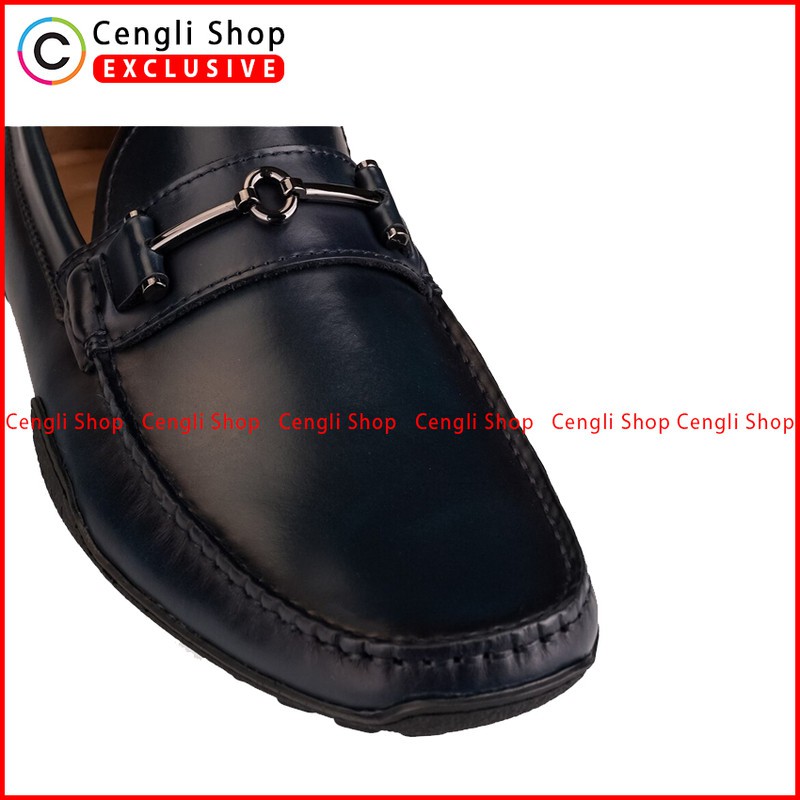 SEPATU LOAFER EVERBEST PRIA ORIGINAL PANSUS BRANDED BIRU NAVY EM24