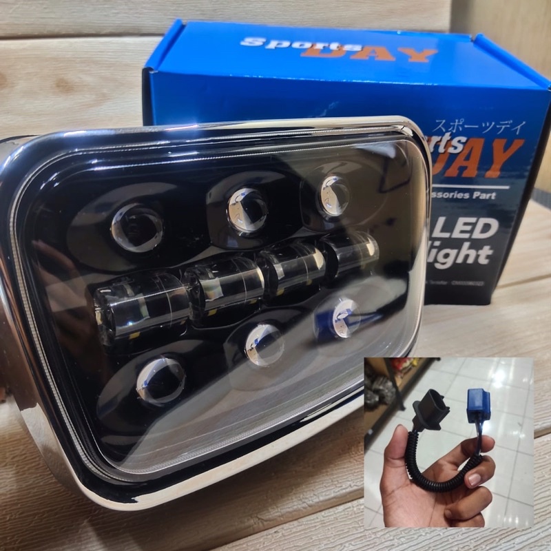 Daymaker yamaha rx king oval 10 titik headlamp daymaker rx king oval pnp rxking rxk rx spesial