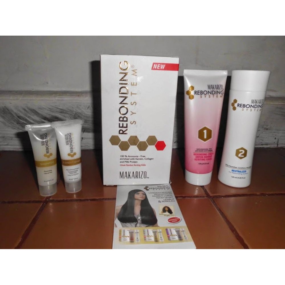 Promo cream MAKARIZO pelurus rambut untuk rambut ikal dan keriting Diskon