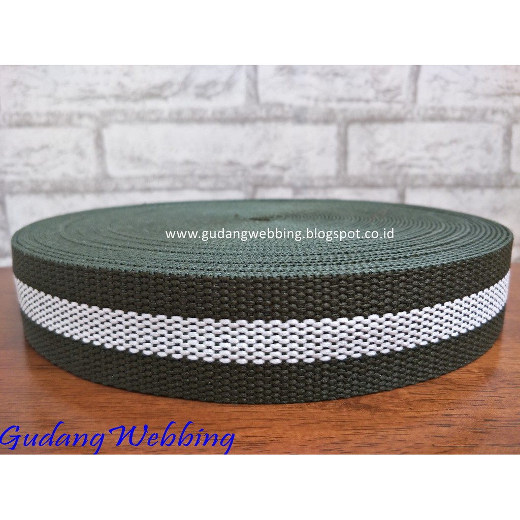 Webbing Katun 3,8 cm Strip