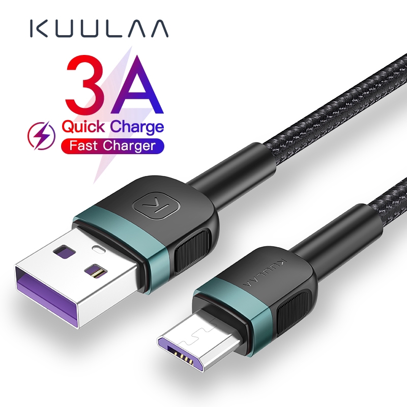 

KUULAA Micro USB Cable Fast Charging Charger MicroUSB Charge Cable For Samsung Xiaomi Mi Redmi 7