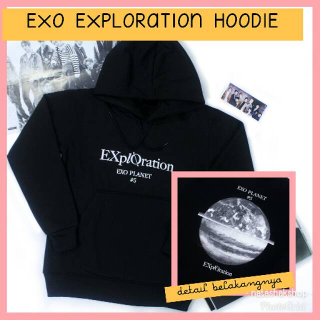 Jaket hoodie exo exploration/jaket exo konser exploration/jaket murah exo exploration