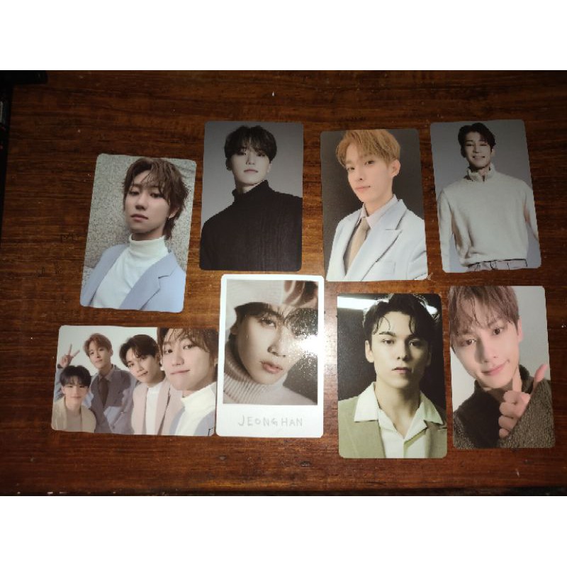 Trading card Incomplete Seventeen Jeonghan Wonwoo The8 DK Jun Vernon Dino