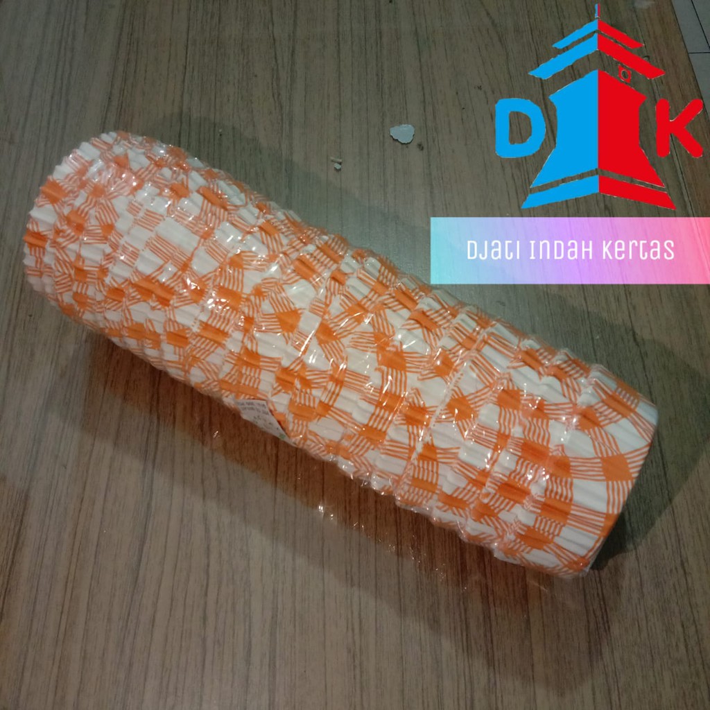 DISKON !!! Cup Cake/Cup Roti Best Fresh MOTIF Ukuran ( 14,5 cm )