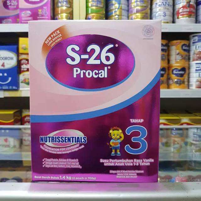 

Susu formula S26 procal 3 1400gr