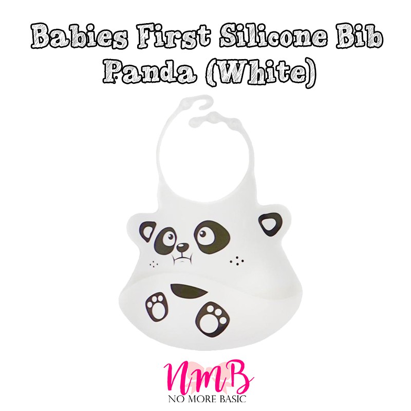 BabiesFirst Babies First Silicone Baby Bib - Celemek Bayi